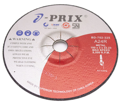 ĐÁ MÀI IPRIX A24R METAL 180 X 3.0 X 22.23MM 